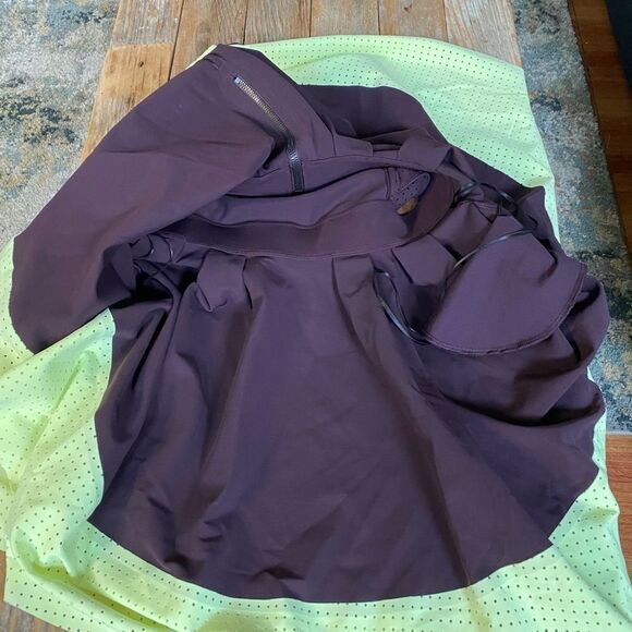 Lululemon Away Dress Black Cherry GUC Hard to Find - Picture 5 of 10